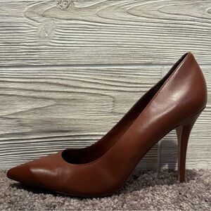 White House Black Market Chocolate Brown Heels